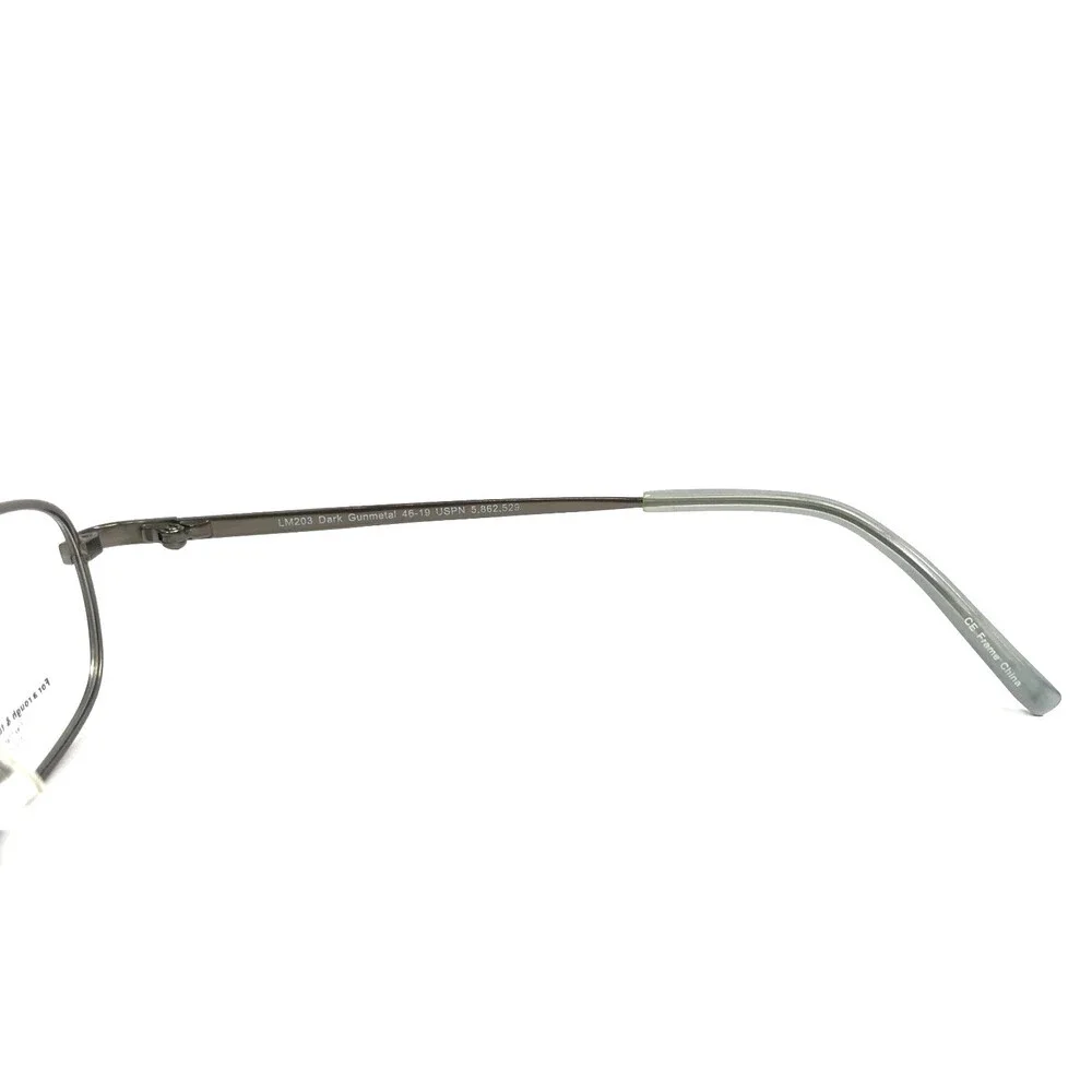 Leader Kids Safety Eyeglasses Frames LeaderMax LM203 Dark Gunmetal 46-19-125